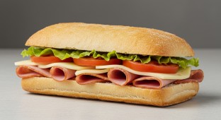 Smoked Ham and Gouda on a Ciabatta.