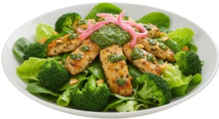 Light Carb Lemon Chicken Salad Bowl (NO HOT VEG)