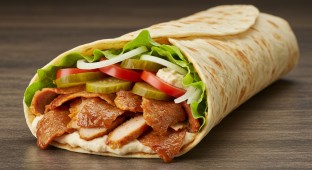 Dairy-Free Chicken Doner Wrap