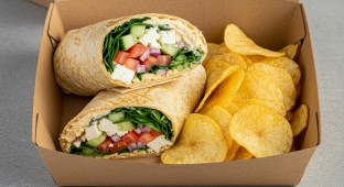 Mediterranean Veggie Wrap Meal