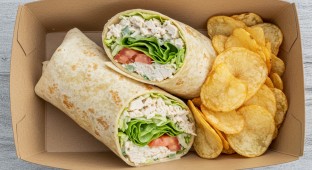 Chicken Salad Wrap Meal