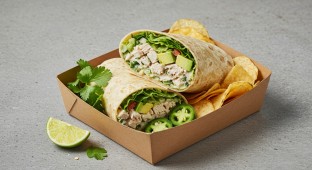 Mexican Chicken Salad Wrap Meal