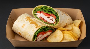 Italian Turkey and Pesto Wrap Meal