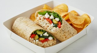 Italian Veggie Wrap Meal