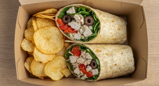 Italian Chicken Salad Wrap Meal