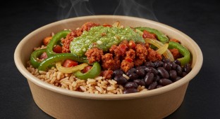 Mexican Rice and Beans Bowl