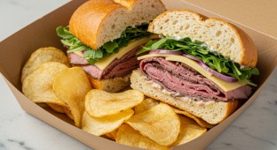 Roast Beef and Cheddar Sandwich Meal