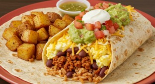 Chorizo Breakfast Burrito