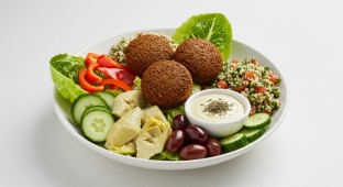 Vegan Falafel Salad (no cheese)
