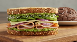 Turkey with Pesto (NO Tomatoes) | Chocolate Cookies