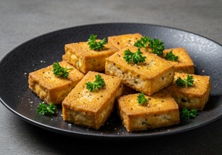 Crispy Parsley Tofu