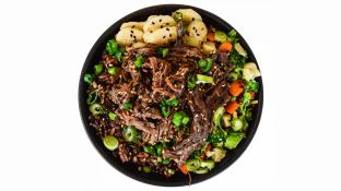 Wagyu Beef Rice Bowl with Garlic Sesame Soy Sauce