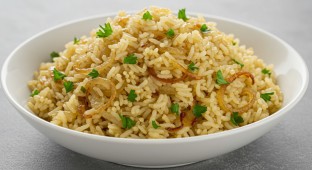 Vegan Rice Pilaf (no garlic)