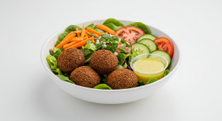 Falafel with Field Greens Salad