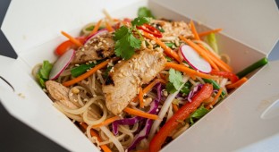 Grilled Chicken Thai Noodle Salad