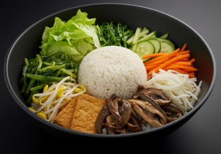 Vegan Tofu Bibim-bop Bowl