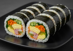 Sweet Crab Salad Kimbop