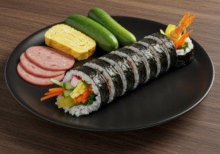 Tempura Shrimp Kimbop