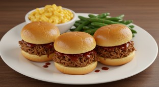 Pulled Pork Slider Plate