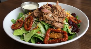 House Salad with Pulled Pork