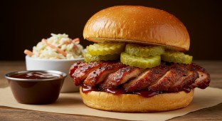 Chicken Sandwich Box with Coleslaw