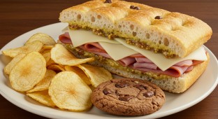 Smoked Ham and Swiss Sandwich Box