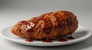 Korean BBQ Country Fried Chicken Breast