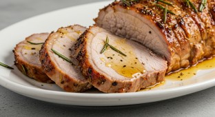 Honey Citrus Rosemary Roasted Pork