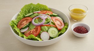Gluten Free Fattoush Salad (no pita)