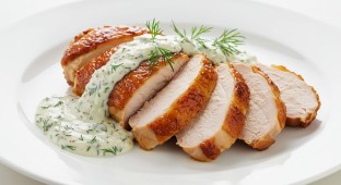 Chicken with Dijon Dill Cream Sauce