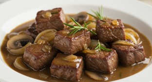 Italian Cube Steak with Mushrooms