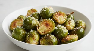 Roasted Parmesan Brussel Sprouts
