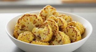 Honey Mustard Roasted Cauliflower
