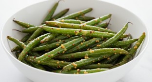 Honey Mustard Roasted Green Beans