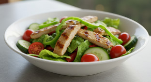 Garden Salad with Grilled Chicken