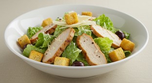 Caesar Salad with Roast Chicken