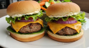 Nightshade Free - Birdman Sliders with Salad (NO Tomatoes)