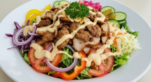 Chicken Shawarma Salad Meal