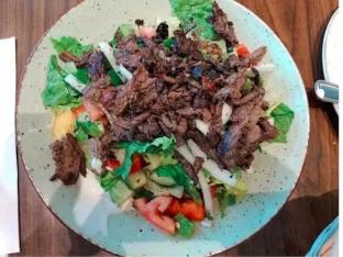 Beef Shawarma Salad Meal