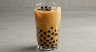 Dairy Free House milk tea with Pearl Boba [25% Sweet]