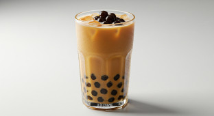 House milk tea with Pearl Boba [25% Sweet]