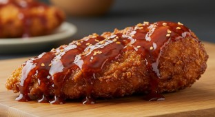Korean BBQ Country Fried Chicken Breast