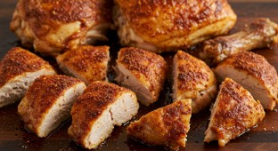 Roasted Cajun Rubbed Chicken