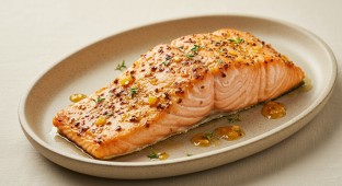 Citrus Five Spice Rubbed Roasted Salmon