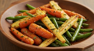 Carrot Parsnip Green Bean Medley