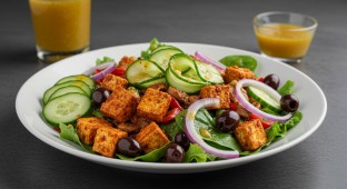 Vegan Gyro Bite Salad