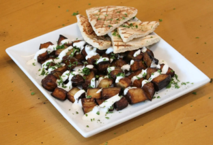 Fried Eggplant and Yogurt