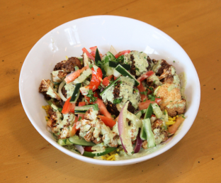 Vegan Falafel Rice Bowl