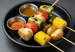 Gluten Free and Vegan Antojito Skewers