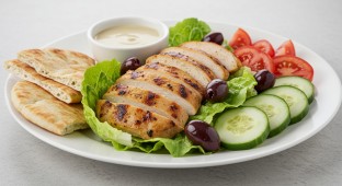 Greek Chicken Salad (Dairy-free)